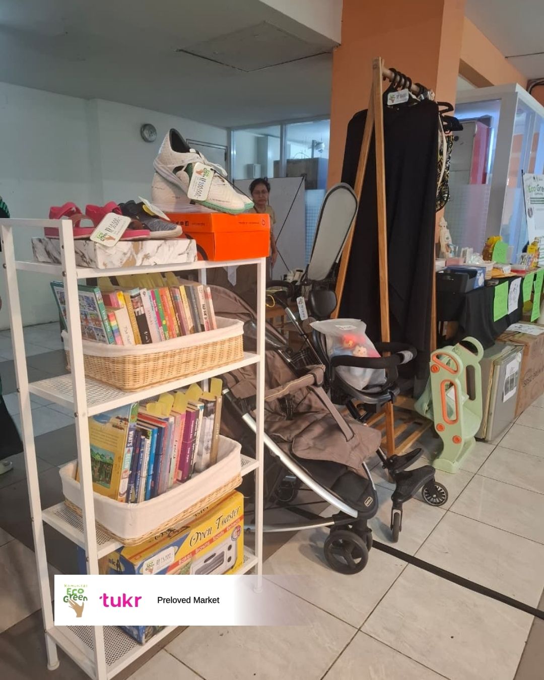 Komunitas Eco Green mengadakan reloved Market pada peringatan HUT Kemerdekaan ke-81 RI