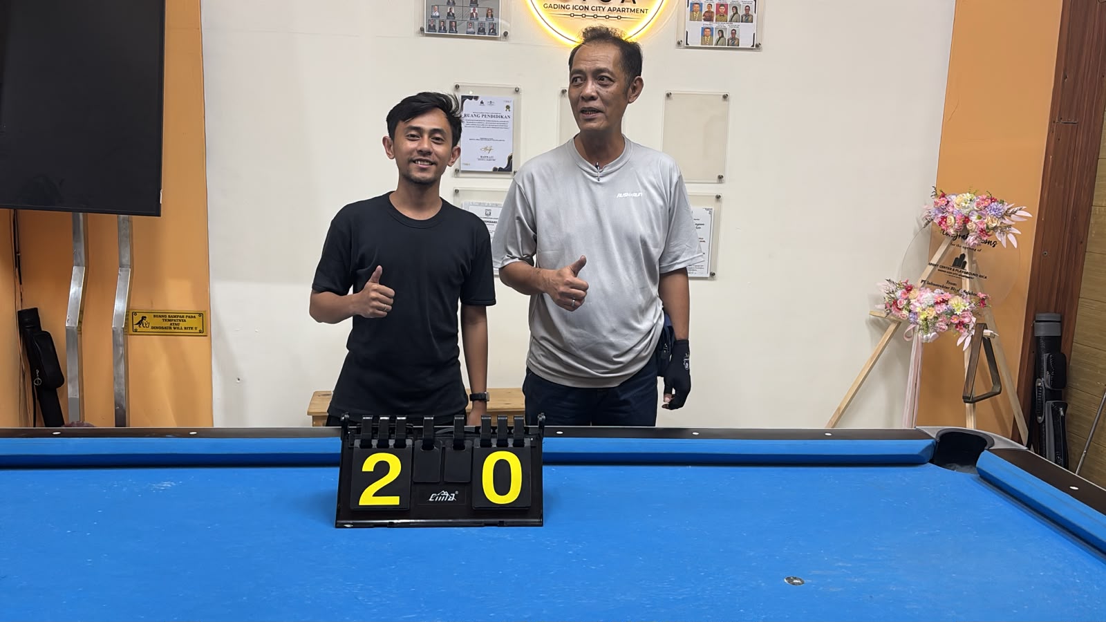Peringatan HUT ke-81 Kemerdekaan RI di Gading Icon - Lomba Billiard